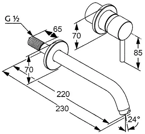 Смеситель для раковины Kludi BOZZ 382455376 белый матовый Смеситель для раковины Kludi BOZZ 382455376 белый матовый