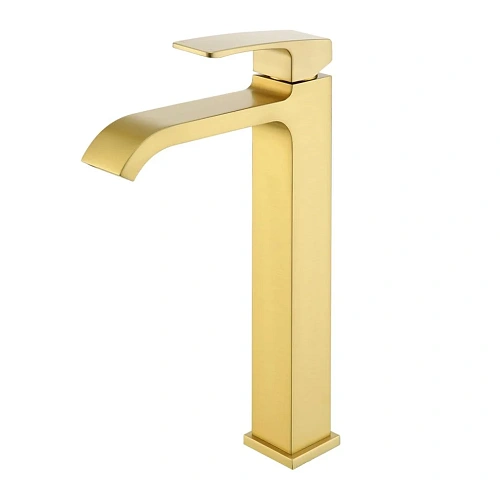 Смеситель для раковины Raglo R02.15.03, сатин золотой Смеситель для раковины Raglo R02.15.03, сатин золотой