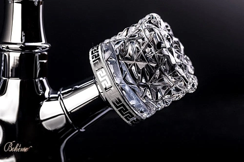 Смеситель для раковины Boheme CRYSTAL хром (двуручковый) 272-CRST Смеситель для раковины Boheme CRYSTAL хром (двуручковый) 272-CRST
