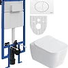 Комплект Унитаз подвесной STWORKI Монтре SETK3204-2616 безободковый, с микролифтом + Система инсталл 561202 Комплект Унитаз подвесной STWORKI Монтре SETK3204-2616 безободковый, с микролифтом + Система инсталл 561202