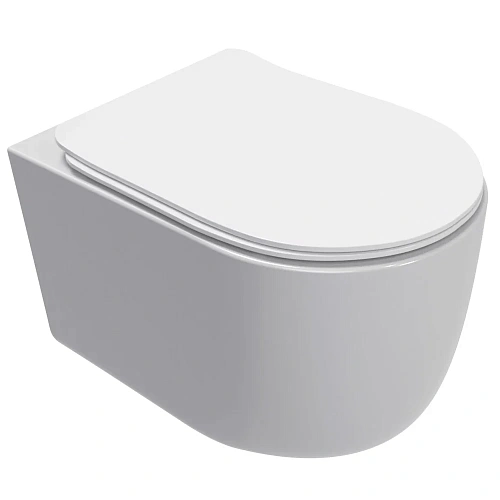 Унитаз подвесной AQUAme AQM2012 сиденье SoftClose, технология смыва QUIET, 495х360х370 Унитаз подвесной AQUAme AQM2012 сиденье SoftClose, технология смыва QUIET, 495х360х370