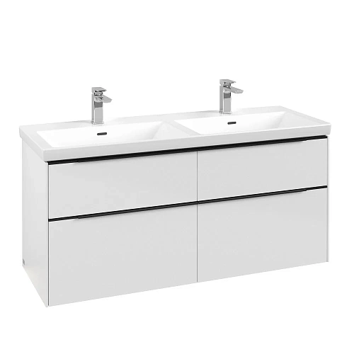 Тумба под раковину Villeroy & Boch Subway 3.0 с подсветкой Brilliant White / Brilliant White C568L1V C568L1VE Тумба под раковину Villeroy & Boch Subway 3.0 с подсветкой Brilliant White / Brilliant White C568L1V C568L1VE