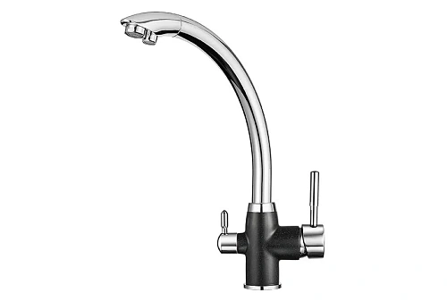 Смеситель для кухни Granula 3167, XРОМ/ЧЁРНЫЙ Смеситель для кухни Granula 3167, XРОМ/ЧЁРНЫЙ