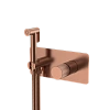 Гигиенический душ Boheme Stick 127-CB.3 Copper Brushed ручка LINEA