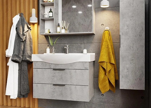 Тумба под раковину Onika ДЕВИС 80.13 бетон чикаго 108048 Тумба под раковину Onika ДЕВИС 80.13 бетон чикаго 108048