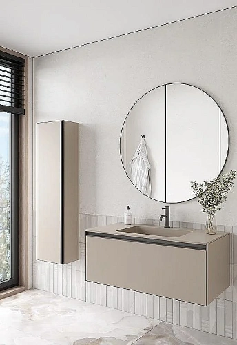 Тумба под раковину Armadi Art QUATRO 1 100CM DAPHNE профиль MATT GOLD 790-M1-100-D-MG Тумба под раковину Armadi Art QUATRO 1 100CM DAPHNE профиль MATT GOLD 790-M1-100-D-MG