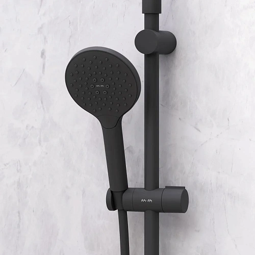 Душевой уголок AM.PM Gem S 120х90 WK93ES с душевой системой и аксессуарами, профиль черный матовый, стекло прозрачное Душевой уголок AM.PM Gem S 120х90 WK93ES с душевой системой и аксессуарами, профиль черный матовый, стекло прозрачное