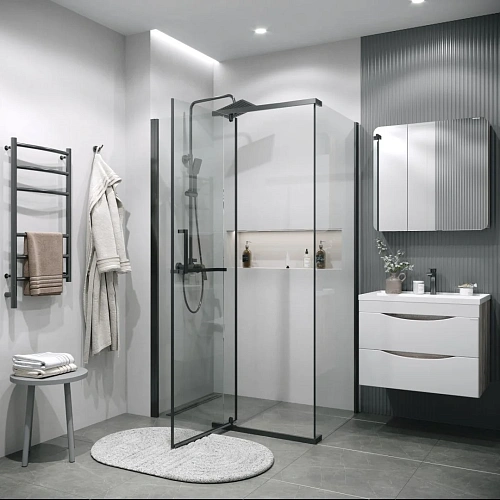 Боковая стенка GROSSMAN Pragma 200.K33.03.80.42.00 (80x195) графит сатин, стекло прозрачное Боковая стенка GROSSMAN Pragma 200.K33.03.80.42.00 (80x195) графит сатин, стекло прозрачное