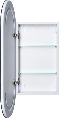 Зеркальный шкаф Aquanet Монте 40 00344786 белый, с LED подсветкой Зеркальный шкаф Aquanet Монте 40 00344786 белый, с LED подсветкой