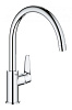 Картинка анонса товара «смеситель для кухни grohe start curve с высоким c-изливом, хром (31554001)»