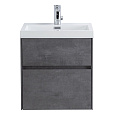 Детальная картинка товара «тумба под раковину belbagno pietra mini-500as-2c-so-scm stucco cemento подвесная 494x395»