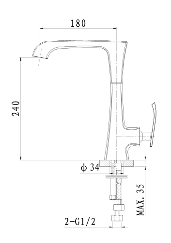 Смеситель для кухни Wonzon & Woghand Triumph, хром (WW-562101-CR) Смеситель для кухни Wonzon & Woghand Triumph, хром (WW-562101-CR)