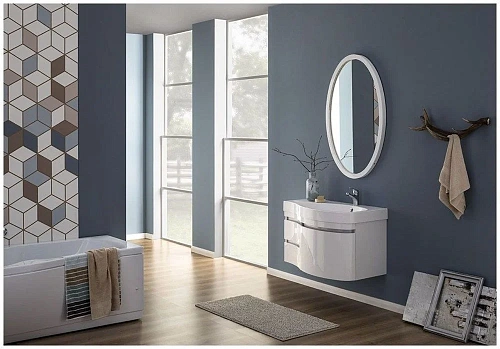 Зеркало Aquanet Сопрано 70 белый 00169607 Зеркало Aquanet Сопрано 70 белый 00169607