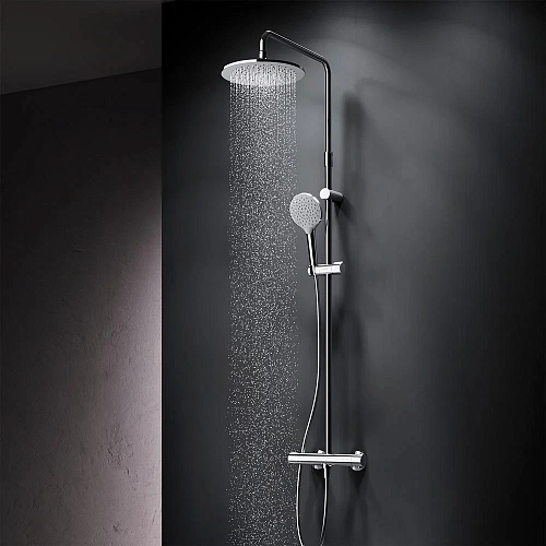 Душевая система AM.PM Like F0780464 термостат, верхний душ d250 мм Душевая система AM.PM Like F0780464 термостат, верхний душ d250 мм