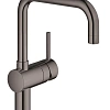 Смеситель для кухни GROHE Minta с U-изливом темный графит матовый (32488A00) Смеситель для кухни GROHE Minta с U-изливом темный графит матовый (32488A00)