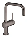 Смеситель для кухни GROHE Minta с U-изливом темный графит матовый (32488A00) Смеситель для кухни GROHE Minta с U-изливом темный графит матовый (32488A00)