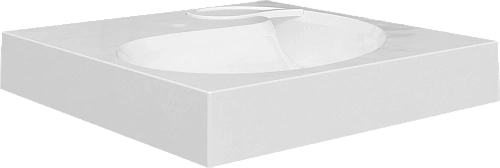 Раковина STWORKI Дублин 60 см белая, на стиральную машину 558131 Раковина STWORKI Дублин 60 см белая, на стиральную машину 558131