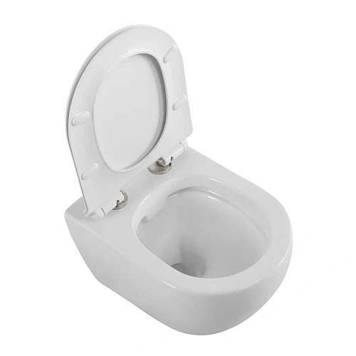 Унитаз подвесной CEZARESSTYLUS CZR-513-TH-R/CZR-076-SC безободковый с сиденьем Унитаз подвесной CEZARESSTYLUS CZR-513-TH-R/CZR-076-SC безободковый с сиденьем