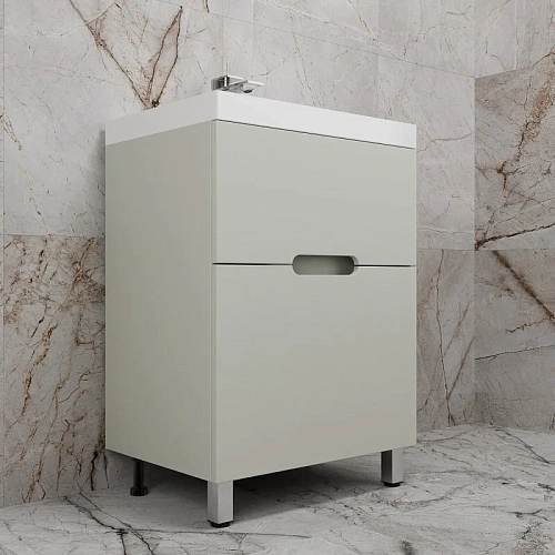 Тумба под раковину Style Line Матис 60 см ЛС-00002432 напольная, олива Тумба под раковину Style Line Матис 60 см ЛС-00002432 напольная, олива