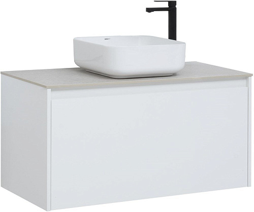 Тумба под раковину Aquanet Nova Lite 100 белый (1 ящик) 00242580 Тумба под раковину Aquanet Nova Lite 100 белый (1 ящик) 00242580