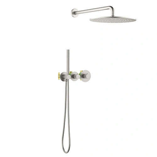 Душевая система Timo Saona SX-2359/13SM встраиваемая с термостатом никель Душевая система Timo Saona SX-2359/13SM встраиваемая с термостатом никель