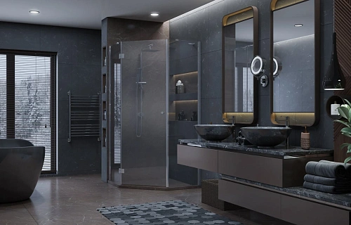 Душевой уголок Ambassador Diamond 12011112L (1000x1000x2000) Душевой уголок Ambassador Diamond 12011112L (1000x1000x2000)