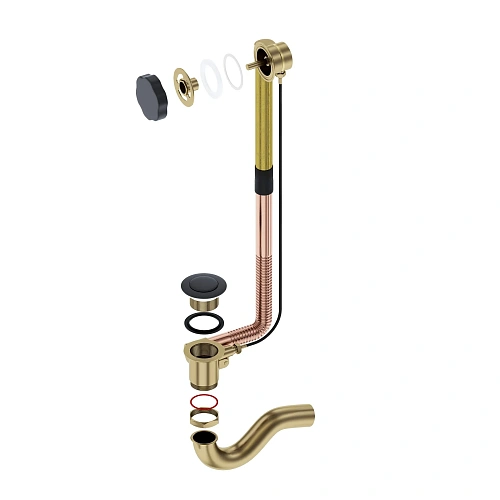 Слив-перелив Timo 8003/03 черный Слив-перелив Timo 8003/03 черный