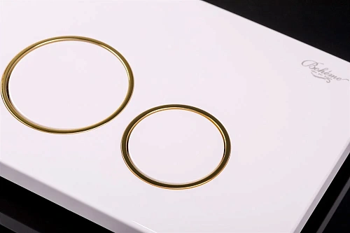 Клавиша смыва Boheme WHITE GOLD круглая 660 Клавиша смыва Boheme WHITE GOLD круглая 660