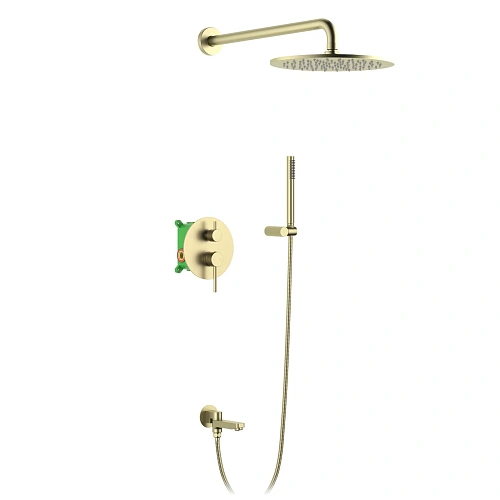 Душевая система Timo Saona SX-2379/17SM встраиваемая золото матовое Душевая система Timo Saona SX-2379/17SM встраиваемая золото матовое