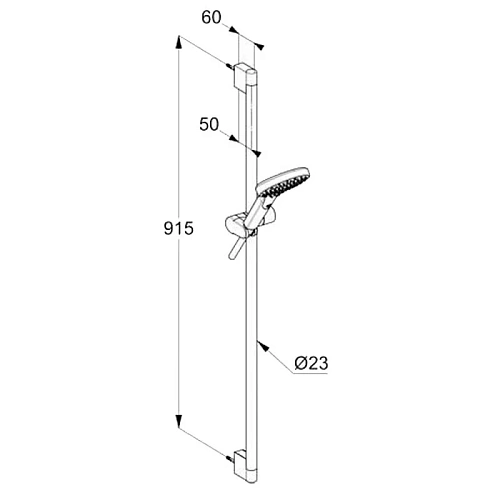 Душевой гарнитур Kludi DIVE 6991039-00 черный матовый Душевой гарнитур Kludi DIVE 6991039-00 черный матовый