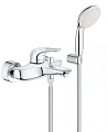 Смеситель для ванны GROHE Eurostyle New с душевым гарнитуром, хром (3359230A) Смеситель для ванны GROHE Eurostyle New с душевым гарнитуром, хром (3359230A)