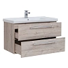 Тумба под раковину DREJA GIO, 100 см, подвесная, 2 ящика, дуб кантри 77.0106D Тумба под раковину DREJA GIO, 100 см, подвесная, 2 ящика, дуб кантри 77.0106D