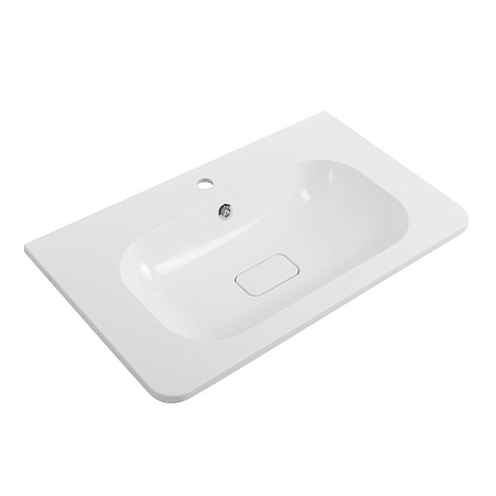 Раковина CEZARES CZR-800/480-LV-MR-NV белый матовый 800x480 искусственный камень Раковина CEZARES CZR-800/480-LV-MR-NV белый матовый 800x480 искусственный камень