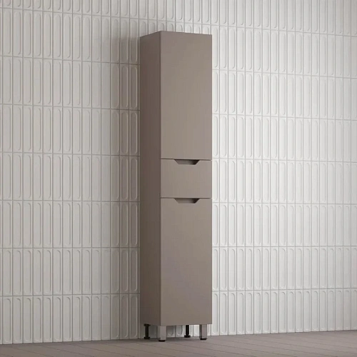 Шкаф-пенал Style Line Остин 36 см ЛС-00002414 тауп темный эмаль PLUS, напольный Шкаф-пенал Style Line Остин 36 см ЛС-00002414 тауп темный эмаль PLUS, напольный
