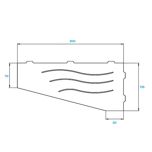 Полка RGW MT-01B 49279901-04 Полка RGW MT-01B 49279901-04