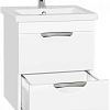 Тумба с раковиной Style Line Жасмин 2 (2 ящика) подвесная, люкс PLUS белая ЛС-000010039 Тумба с раковиной Style Line Жасмин 2 (2 ящика) подвесная, люкс PLUS белая ЛС-000010039
