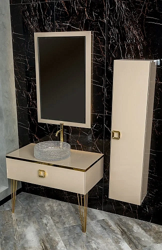 Шкаф-пенал Armadi Art LUCIDO 772-CP капучино RAL1019 Шкаф-пенал Armadi Art LUCIDO 772-CP капучино RAL1019