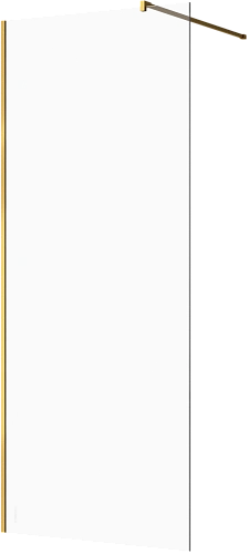 Душевая перегородка STWORKI Берген 90 см, профиль золото, прозрачное стекло 583066 Душевая перегородка STWORKI Берген 90 см, профиль золото, прозрачное стекло 583066