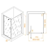 Душевой уголок RGW SV-145B 900x1200 мм 703214592-14 черный Easy Clean Душевой уголок RGW SV-145B 900x1200 мм 703214592-14 черный Easy Clean