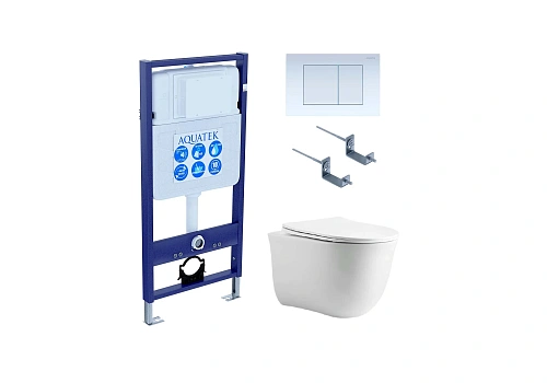 Комплект инсталляции Aquatek Standard INS-0000012 со звукоизоляцией кркпежомом KKI-0000002 клавишей смыва KDI-0000009 унитазом КЛАССИК AQ1112-00 с сиденьем микролифт SET Aquatek КЛАССИК cm-009 4в1 Комплект инсталляции Aquatek Standard INS-0000012 со звукоизоляцией кркпежомом KKI-0000002 клавишей смыва KDI-0000009 унитазом КЛАССИК AQ1112-00 с сиденьем микролифт SET Aquatek КЛАССИК cm-009 4в1