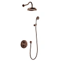 Душевая система Swedbe Terracotta Art 2520 с термостатическим смесителем встраиваемый Душевая система Swedbe Terracotta Art 2520 с термостатическим смесителем встраиваемый