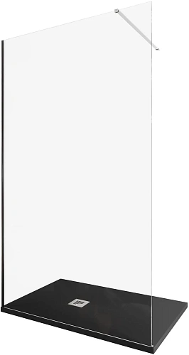 Душевая перегородка Allen Brau Infinity 1 120 3.21019.BA серебро брашированное Душевая перегородка Allen Brau Infinity 1 120 3.21019.BA серебро брашированное