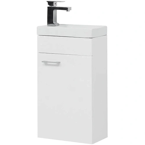 Тумба с раковиной Aquanet Нота R 40 (Moduo) белый 00254037 Тумба с раковиной Aquanet Нота R 40 (Moduo) белый 00254037