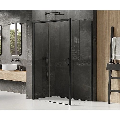 Душевой уголок NEW TRENDY PRIME BLACK L 120x80x200 D-0320A/D-0128B (черный) Душевой уголок NEW TRENDY PRIME BLACK L 120x80x200 D-0320A/D-0128B (черный)