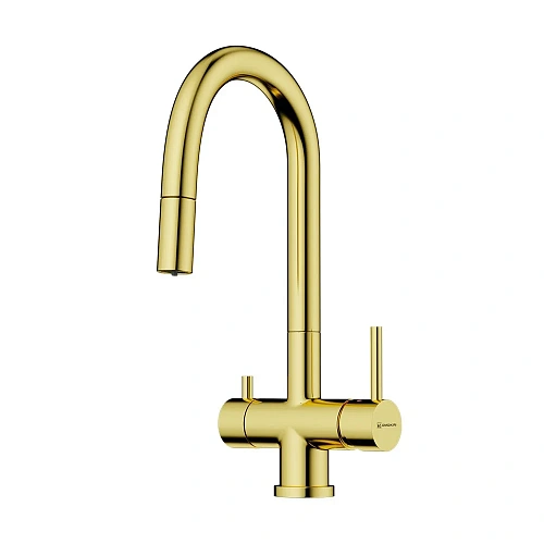 Смеситель для кухни Omoikiri Akita-S-LG 4994350 Смеситель для кухни Omoikiri Akita-S-LG 4994350