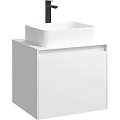 Корпус тумбы под раковину подвесной, 60 см без фасадов AQWELLA Mobi MOB0106W цвет белый Корпус тумбы под раковину подвесной, 60 см без фасадов AQWELLA Mobi MOB0106W цвет белый