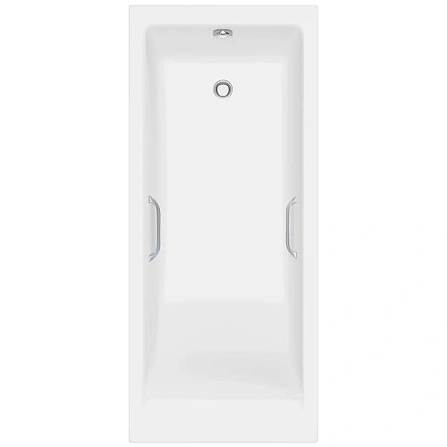 Ванна из искусственного камня Delice Diapason Ultra 170х70 DLR330049R-G с узким бортом глянцевая с ручками хром Ванна из искусственного камня Delice Diapason Ultra 170х70 DLR330049R-G с узким бортом глянцевая с ручками хром