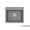 Кухонная мойка Aquaton Делия 60 1A715232LD230 из литого мрамора, прямоугольная, серая Кухонная мойка Aquaton Делия 60 1A715232LD230 из литого мрамора, прямоугольная, серая