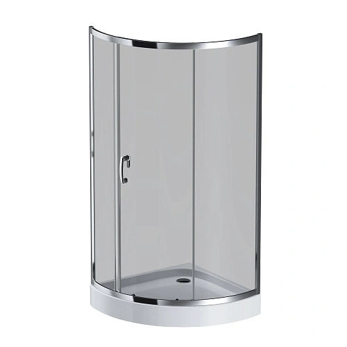 Душевой уголок AM.PM Like W83G-315-090CG Slide 90x90, стекло тонированное, профиль хром Душевой уголок AM.PM Like W83G-315-090CG Slide 90x90, стекло тонированное, профиль хром