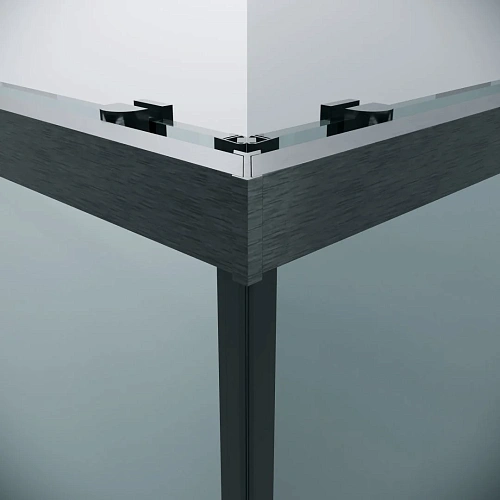 Душевой уголок GROSSMAN Cosmo 300.K33.02.8080.42.00 (80x80x195) квадрат,раздвижн,графит сатин,стекло прозрач Душевой уголок GROSSMAN Cosmo 300.K33.02.8080.42.00 (80x80x195) квадрат,раздвижн,графит сатин,стекло прозрач